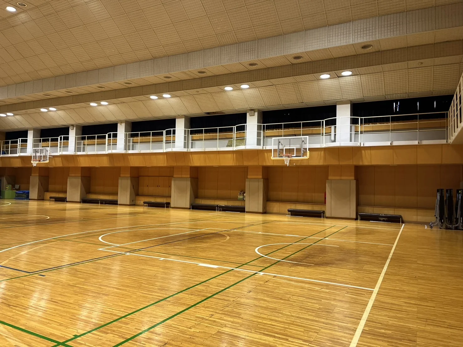 二上講堂の体育館の参考写真